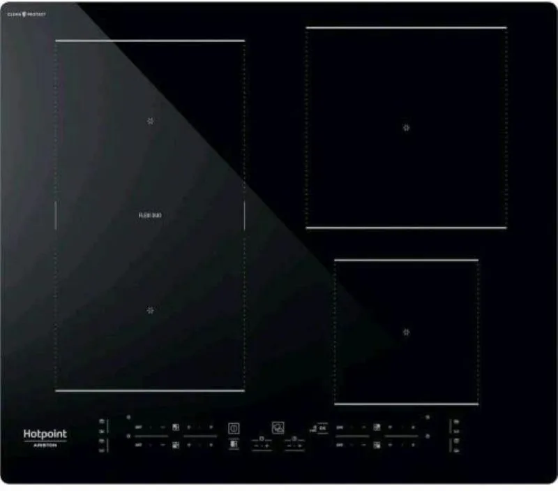 Hotpoint Hb 4860C Cpne Piano Cottura a Induzione 4 Fuochi 59 cm (Nero)