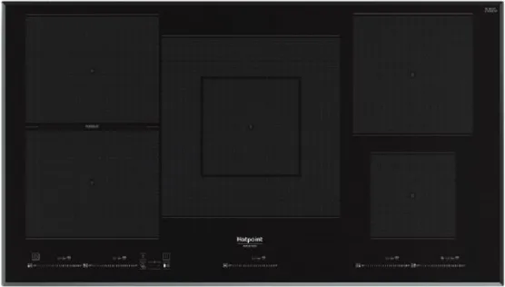 Hotpoint Ht 1090 Ba Piano Cottura a Induzione 5 Fuochi 86 cm (Nero)
