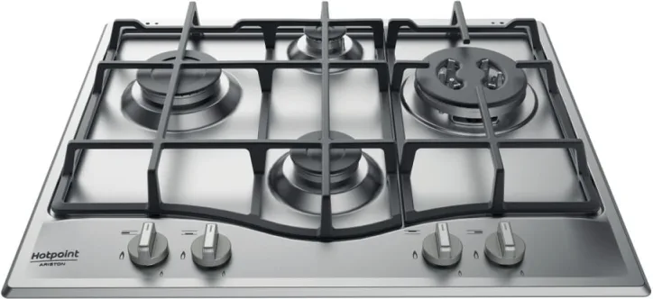 Hotpoint Pcn 641 Piano Cottura a Gas 4 Fuochi 60 cm (Acciaio Inox)