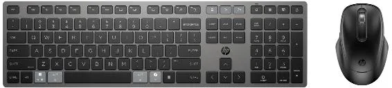 HP Combinazione di tastiera e mouse wireless ricaricabili multidispositivo 720