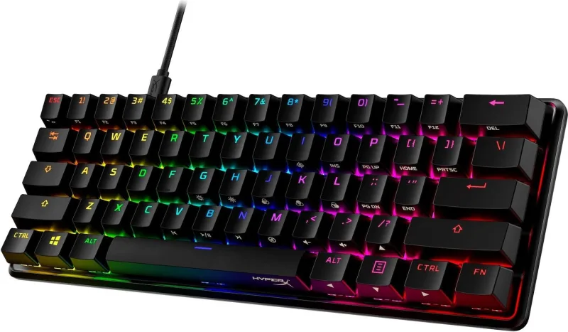 HyperX Alloy Origins 60 – Tastiera meccanica da gaming – HX Red (layout USA)