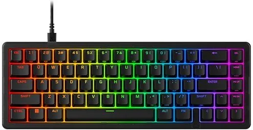 HyperX B4QS3AA#ABA Origins 2 Tastiera Gaming 65% Switch HyperX Linear Red USB 8000 Hz colore Nero