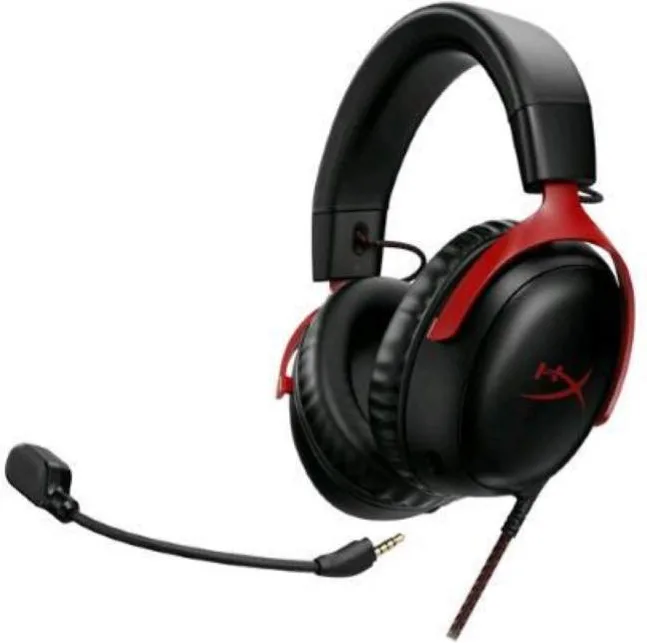 HyperX 727A9AA Cloud Iii Cuffie Cablate (Nero - Rosso)