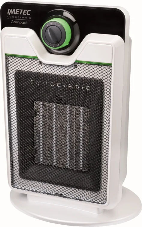 Imetec CFH1-100 Eco Ceramic Termoventilatore 2000 W (Bianco - Nero)
