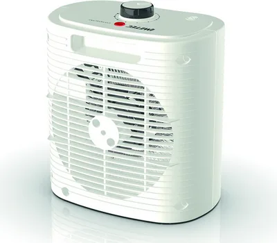 Imetec Compact Air, Termoventilatore piccolo e potente, Stufetta Elettrica, 2000 W, maniglia integrata, temperatura regolabile, funzione antigelo, dispositivo di protezione dai surriscaldamenti