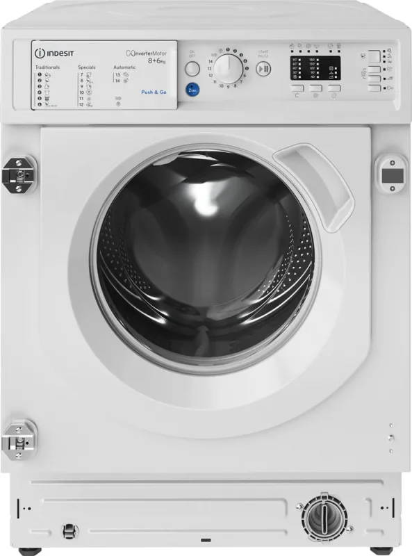 Indesit BIWDIL861485EU Lavasciuga 6 KG 1400 Giri/min Classe D (Bianco)