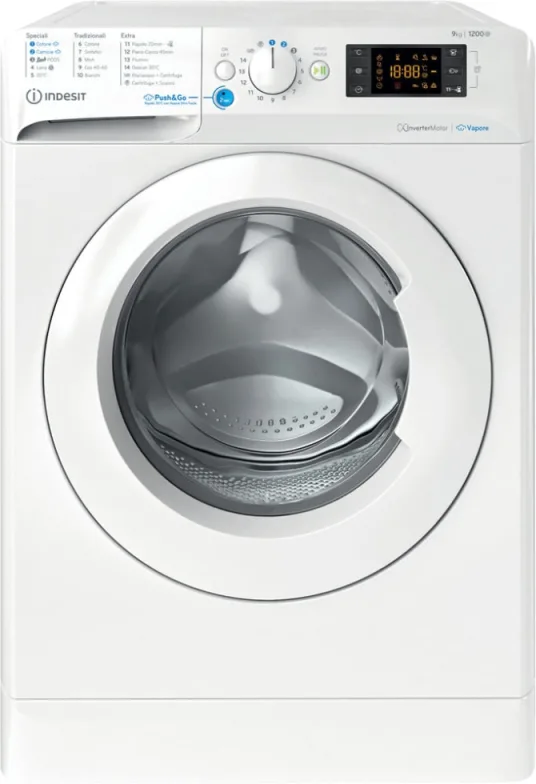 Indesit Bwe 91296X Wv It Lavatrice Carica Frontale 9 KG 1200 Giri/min Classe A (Bianco)