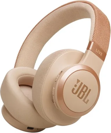 JBL JBLLIVE770NCSAT Live 770NC Cuffie a Padiglione Wireless (Sabbia)