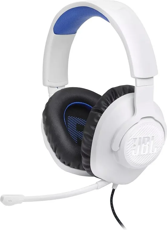 JBL Quantum 100 P Cuffie a Padiglione (Blu)