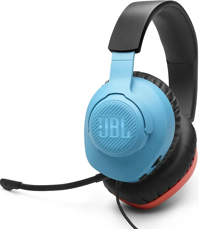 JBL Quantum 100N Cuffie a Padiglione (Blu - Rosso)