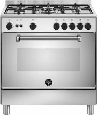 La Germania AMN855GXV24 Americana Cucina a Gas 5 Fuochi 75 Litri Classe A (Inox)