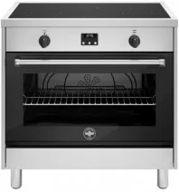 La Germania AMN964IEXE Cucina a Induzione 90 cm 4 Zone Forno Elettrico Multifunzione 11 Funzioni 117 L Classe A (90x60 cm) colore Inox