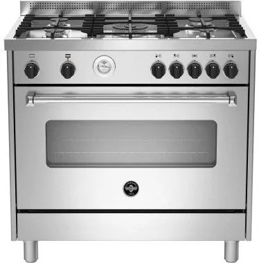 La Germania Bertazzoni Americana AMN965GCRT Piano Cottura a Gas (Crema)