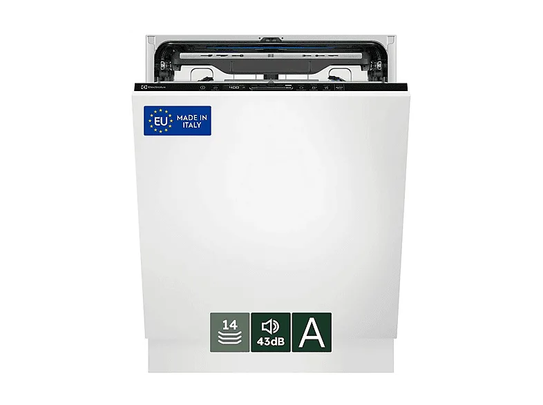 Electrolux EES68600L Lavastoviglie da Incasso 14 Coperti Classe A 60 cm (Bianco)