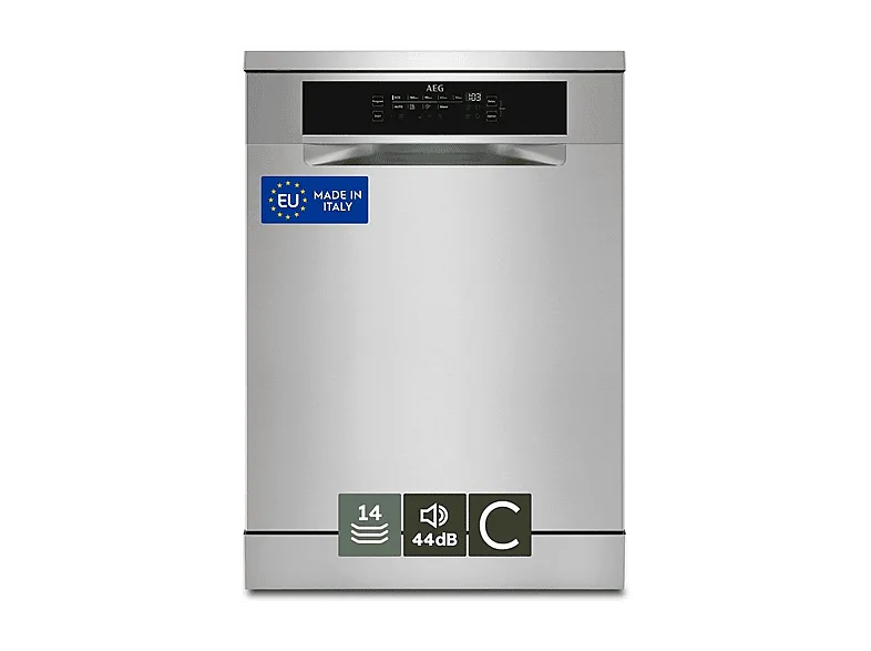 AEG FFB74707PM Lavastoviglie Libera Installazione 14 Coperti Classe C 60 cm (Inox)