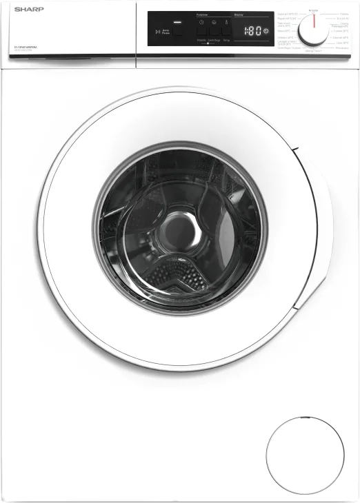 Sharp ES-NFA814BWNNA Lavatrice Carica Frontale 8 KG 1400 Giri/min Classe A (Bianco)