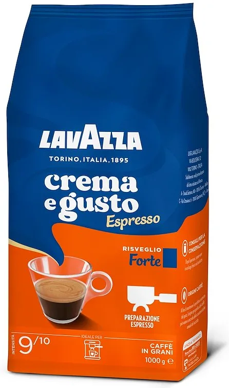 Lavazza Crema e Gusto Caffè in Grani 1Kg Forte Espresso