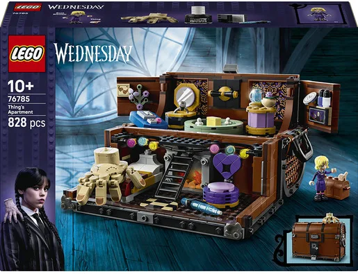 LEGO Wednesday 76785 Appartamento di Mano - Giocattolo con Personaggi e Accessori - Regalo per Bambini 10+ Fan della Serie TV