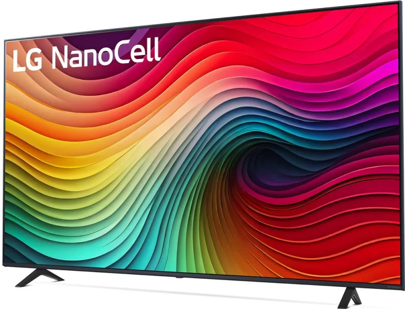 LG 75NANO82T6B NanoCell Smart TV 75'' 4K Ultra HD WebOS 24 3 HDMI Wi-Fi Processore α5 Gen7 colore Marrone