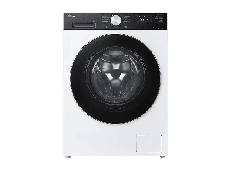 LG F2NX50S9TKC Lavatrice Carica Frontale 9 KG 1200 Giri/min Classe A (Bianco - Nero)