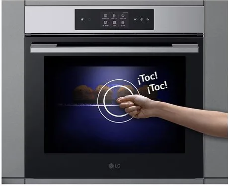 LG forno da incasso elettrico ventilato 76 litri multifunzione grill classe A++ Wi-Fi 60 cm acciaio inossidabile nero WS9D7651WS