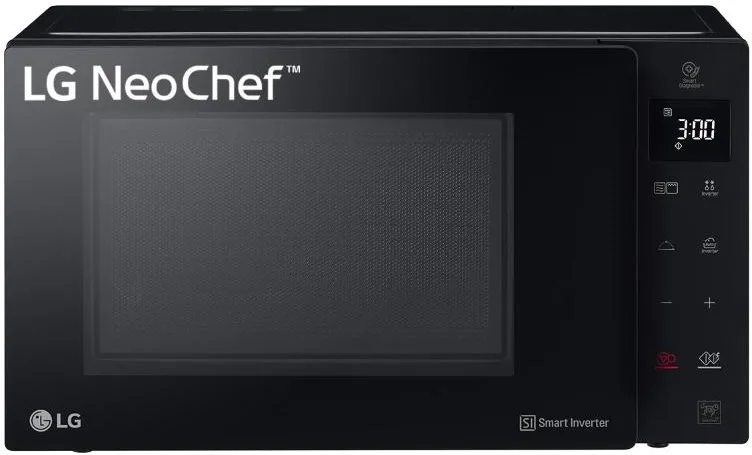 LG MH7235GPS NeoChef Forno a microonde Combinato 32 L 1350 W Smart Inverter Grill al Quarzo EasyClean colore Nero Fume'