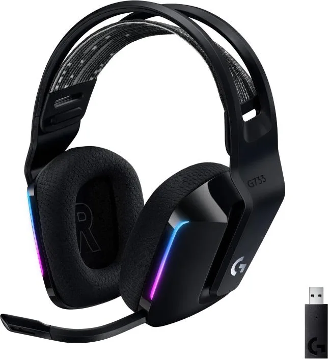 Logitech G733 Cuffie Auricolari Wireless (Nero - Blu)