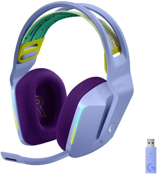 Logitech g 981-000890 cuffia e auricolare wireless a padiglione gaming lillà