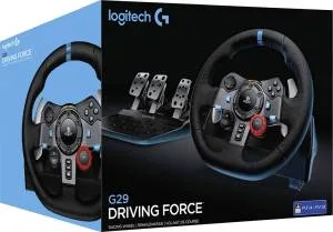 Logitech G G29 Sterzo + Pedali Playstation 3,PlayStation 4 Analogico USB 2.0 Nero