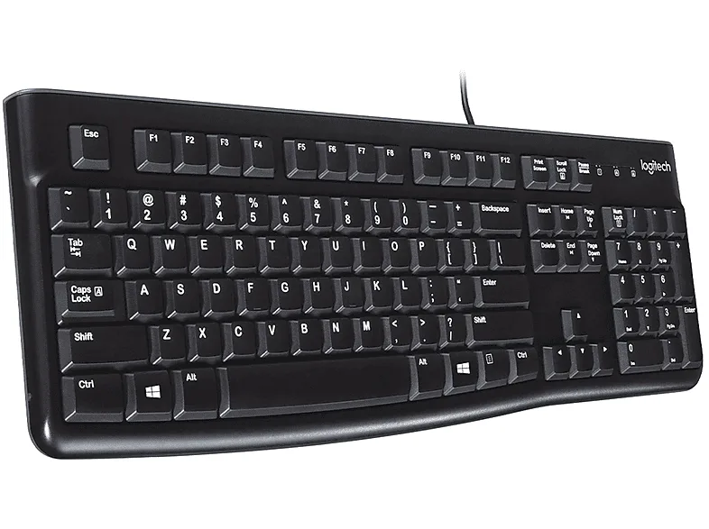 immagine di Logitech K120 Tastiera USB QWERTY Italiano (Nero)