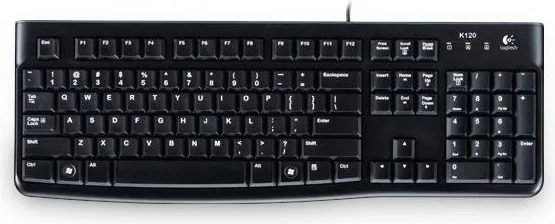 Logitech K120 Tastiera Ufficio USB QWERTY Italiano (Nero)