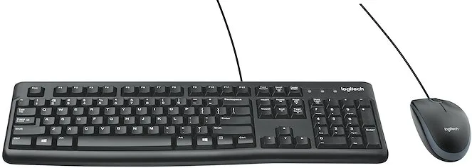 Logitech MK120 Tastiera + Mouse USB QWERTY Italiano (Nero)