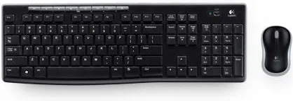Logitech MK270 Combo Tastiera e Mouse Wireless per Windows, 2,4 GHz Wireless, Mouse Compatto, 8 Tasti Multimediali e di Scelta Rapida, Durata della Batteria 2 anni, per PC, Laptop