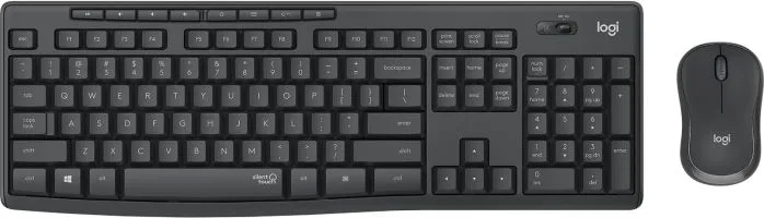 Logitech Mk 295 Tastiera + Mouse USB e Wireless QWERTY Italiano (Grafite)