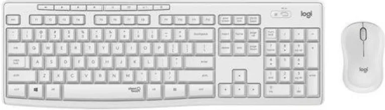 Logitech Mk 295 Tastiera + Mouse USB e Wireless QWERTY Italiano (Bianco)