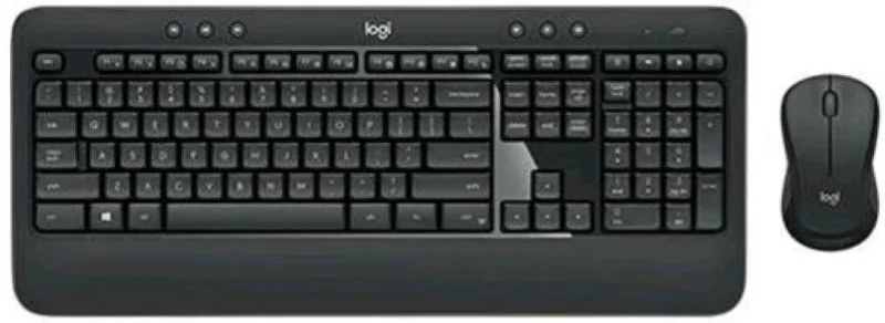 Logitech MK540 Advanced Combo Tastiera e Mouse Wireless per Windows, Ricevitore USB Unifying 2,4 GHz, Tasti di Scelta Rapida Multimediali, Durata Batteria di 3 Anni, per PC, Laptop