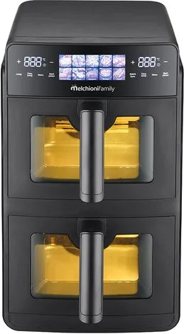 Melchioni Family Melchioni LHODF-1880C Friggitrice ad Aria 10 Litri 2600 W (Nero)