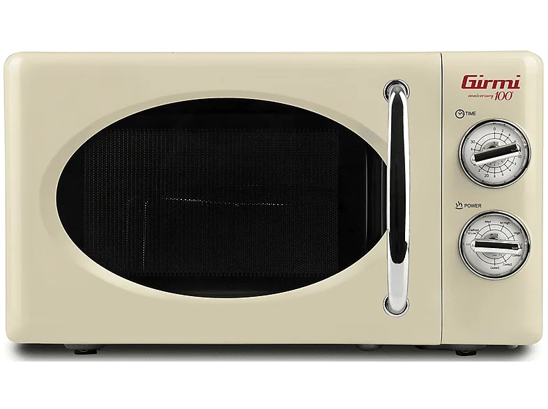 MICROONDE GIRMI Forno a microonde, capacità 20 l, potenza microonde max 700 W, Funzione grill, Potenza grill 800 5 livelli di potenza, Crema