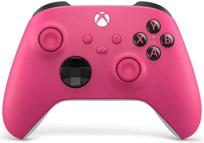 Microsoft QAU-00083 Controller Wireless per Xbox Compatibile con Xbox Series X-S Xbox One PC Windows Android iOS Bluetooth Jack 3,5 mm Pulsante Condividi Batteria AA Fino a 40 Ore colore Rosa Intenso