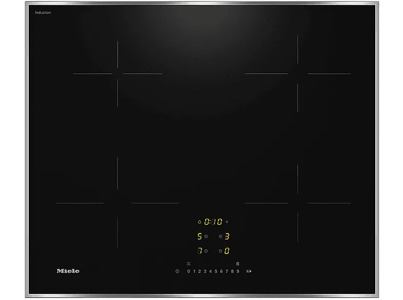 Miele Km 7221 Fr Piano Cottura a Induzione 4 Fuochi 62,6 cm (Nero)