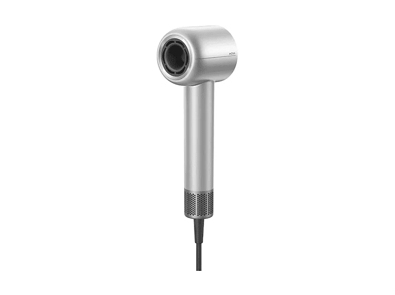 MOVA Shine 10 Silver Edition Asciugacapelli ad alta velocità 110.000 giri/min con tecnologia AeroBlossom™, flusso 65 m/s, monitoraggio NTC 1000 t/s, tecn