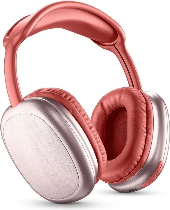 MUSICSOUND Maxi2 CUFFIE WIRELESS, Bluetooth 5.0, around-ear, Rosso