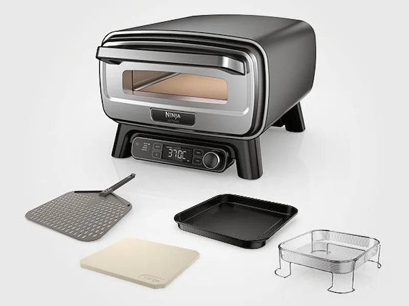 Ninja Forno elettrico per pizza e friggitrice ad aria da esterno Artisan MO201EU