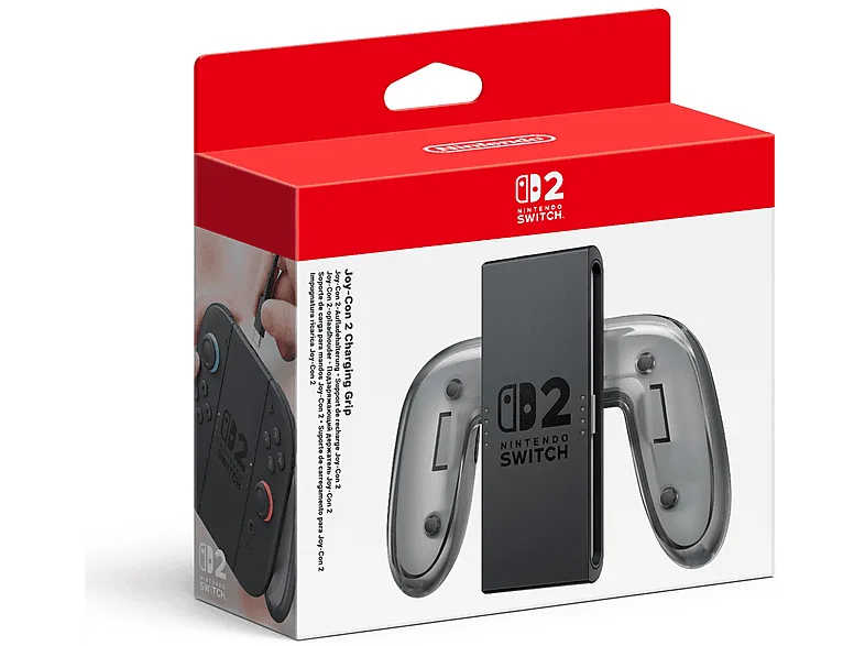 Nintendo Presa per Controller Joy-Con Ricarica Switch 2 Nero Trasparente