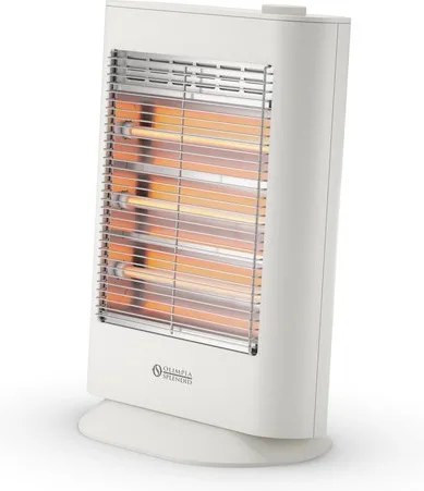 Olimpia Splendid 99227 Quarzia Humi Stufa Elettrica Portatile a Infrarossi con Umidificazione Integrata 1200 W colore Bianco
