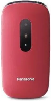 Panasonic kx-tu446 easy phone clamshell 2.4 tasti grandi ampio display tasto sos compatibile con apparecchi acustici red