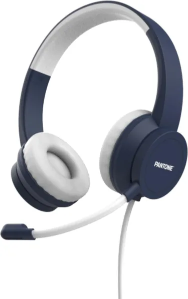 Pantone PT-WDH002N cuffia e auricolare Cablato A Padiglione Ufficio Bl