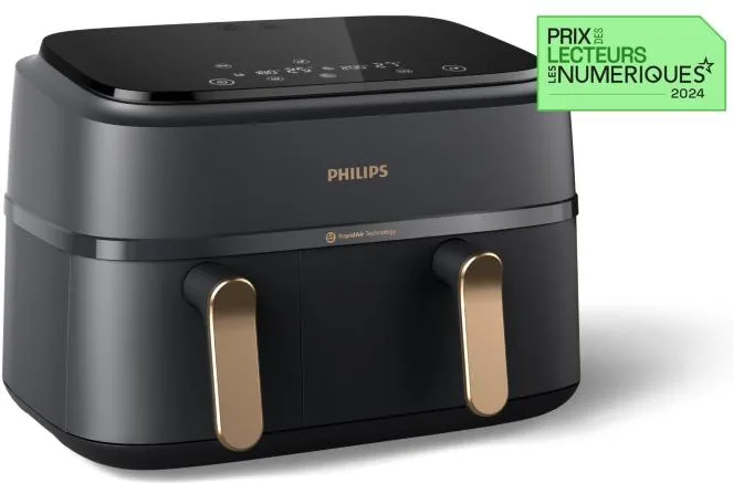 Philips NA352/00 Friggitrice ad Aria 9.0 Litri 2750 W (Nero - Oro)