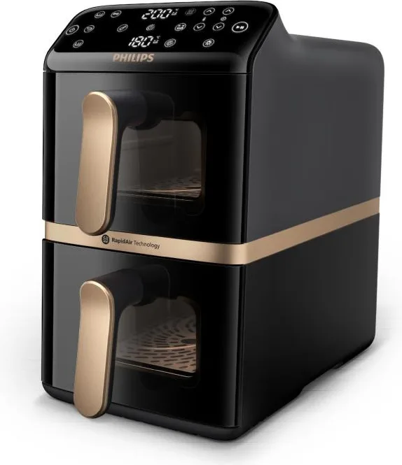 Philips NA462-70 Friggitrice ad Aria 10 Litri 2750 W (Nero)