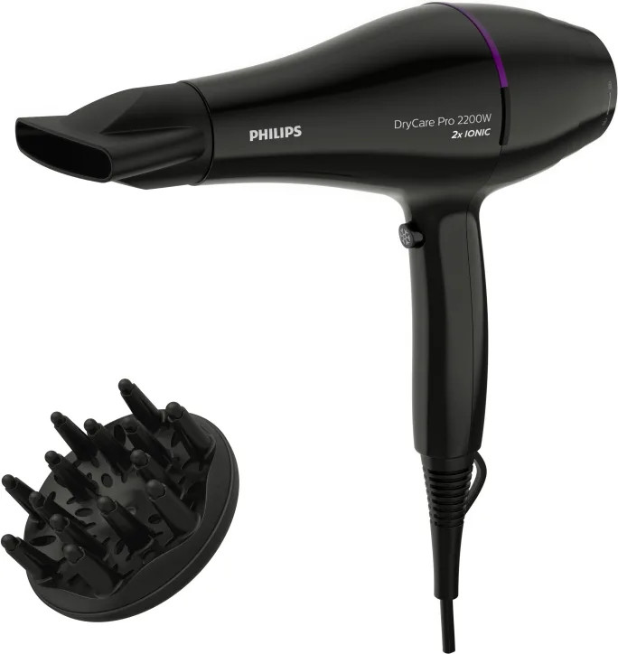 Philips BHD274/00 Asciugacapelli 2200 W (Nero)